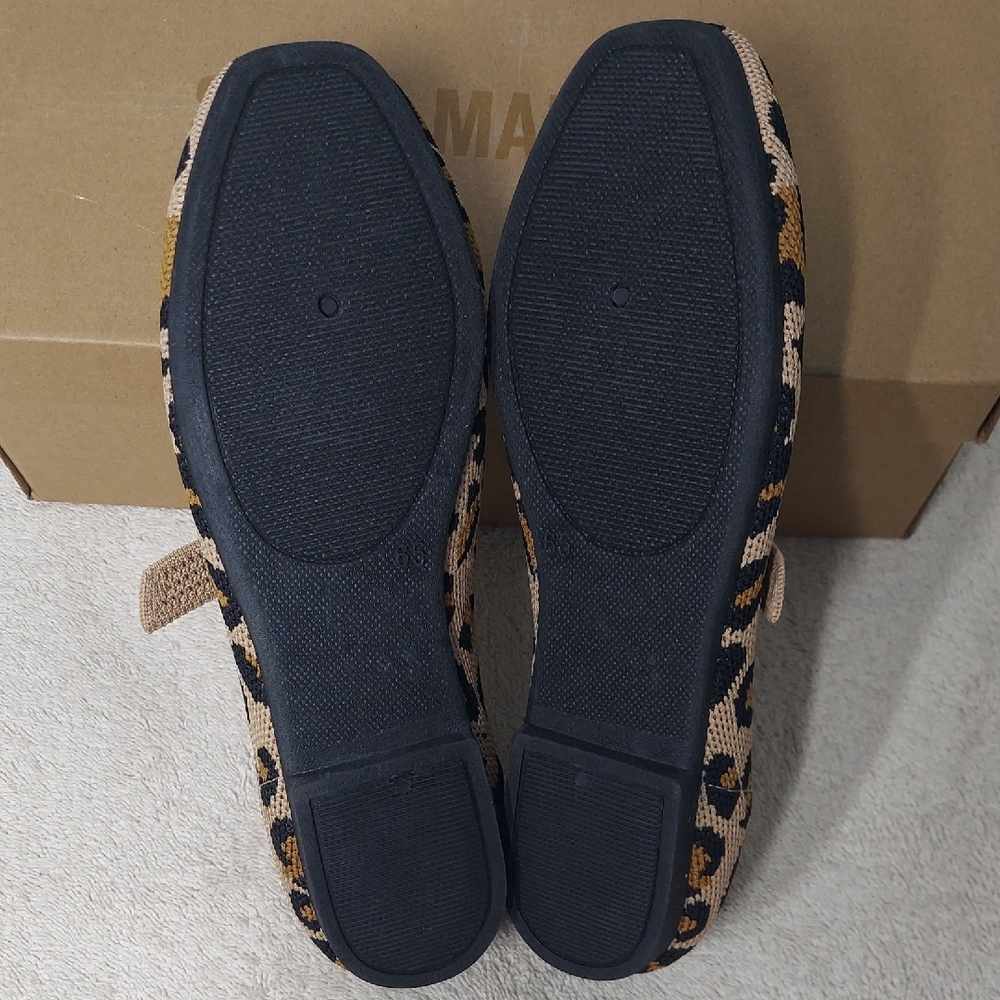 Steve Madden Richmond Leopard Print Mary Jane Women's Ballet Flats Size 6.5 NWT - Picture 11 of 12